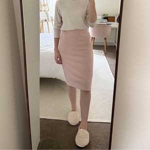 NWT| nordstrom rack philosophy blush pencil skirt